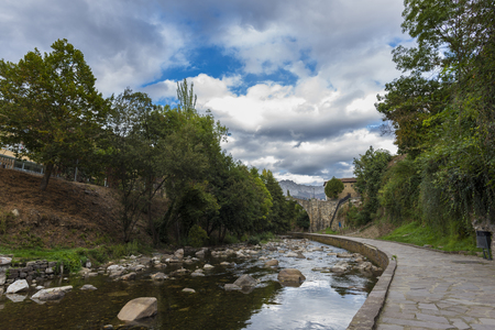 Potes (Cantabria, Spain).の写真素材