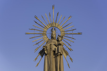 Virgin of La Estrella (Mosqueruela, Teruel - Spain).の写真素材