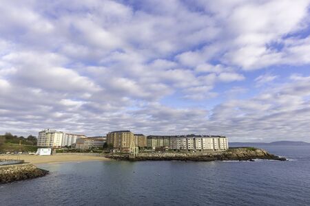 Coast of Adormideras (La Coruna, Spain).