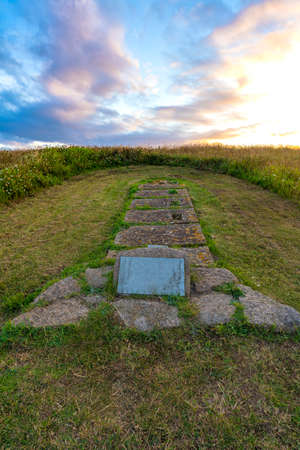 Hercules tower in miniature (La Coruna, Spain).の写真素材