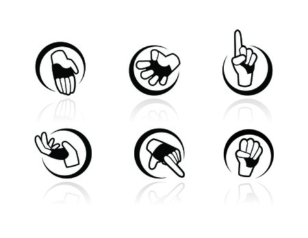 Hand Iconsのイラスト素材
