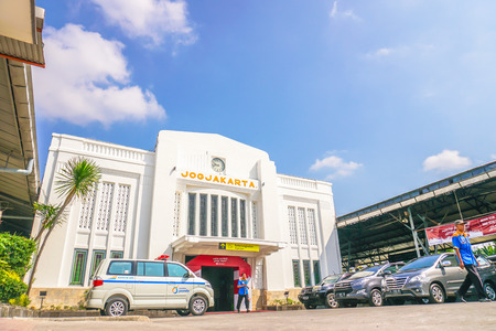 Tugu Station, Yogyakarta, Indonesia.のeditorial素材