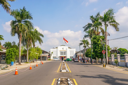 Tugu Station, Yogyakarta, Indonesia.のeditorial素材