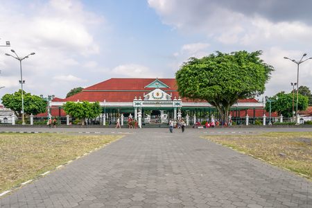 Kraton Yogyakarta, Yogyakarta, Indonesia.のeditorial素材