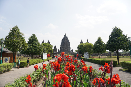 Prambanan Temple, Yogyakarta, Indonesia.のeditorial素材