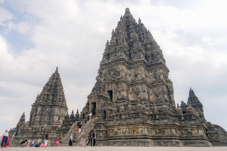 Prambanan Temple, Yogyakarta, Indonesia.のeditorial素材
