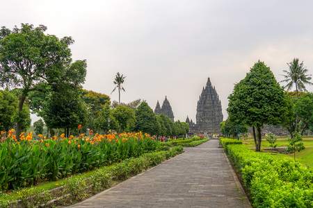 Prambanan Temple, Yogyakarta, Indonesia,のeditorial素材