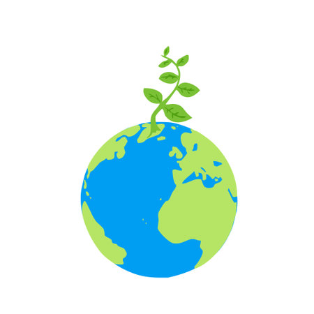 Illustrations save our earth, love the earth and take care of the ozone. Perfect for coloring, drawing practice, printing, wallpaper, packaging paper design, textile.の写真素材