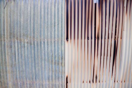 Metal wall detail creates an abstract background texture image with copy space or copyspace for designs.の写真素材
