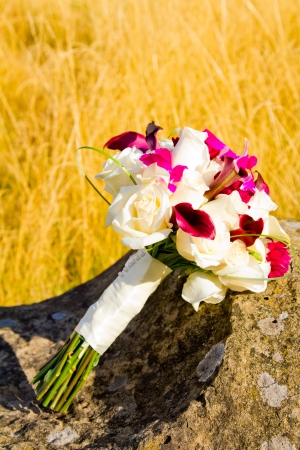  The flowers in the bouquet の写真素材