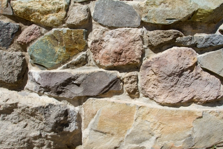 An abstract image detail of a stone wall の写真素材