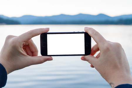 Mobile photography has gained traction in recent years and this image of a smartphone being used at...
