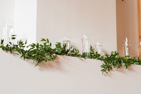 Wedding Reception Candles Decorの写真素材