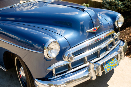 Chevy DeLuxe Car at Weddingのeditorial素材