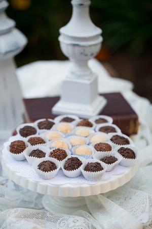 Wedding Truffles at Reception