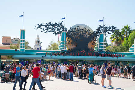 Disneyland California Adventure Theme Parkのeditorial素材