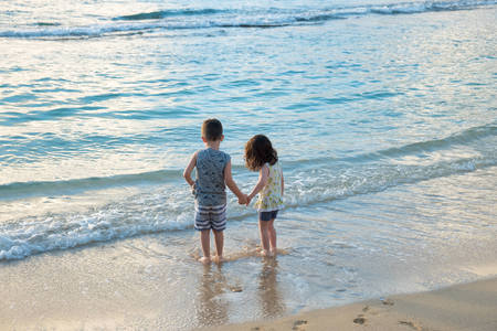 Brother and Sister Siblings Lifestyle Portraitの写真素材