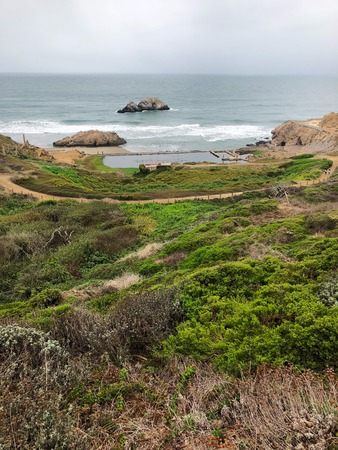 Sutro Baths San Francisco Californiaのeditorial素材
