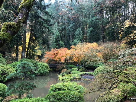 Japanese Garden Portland Oregonのeditorial素材
