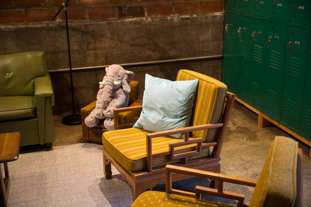 Lounge Sitting Area at Yoga Studio