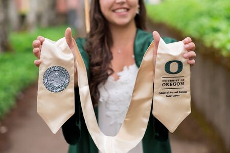 University of Oregon College Grad Editorial in Eugeneのeditorial素材