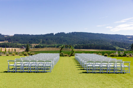 Wedding Ceremony Location in Oregonの写真素材