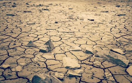 Mohave Desert Dry Cracked Desert Earth Wasteland Dramatic Shot