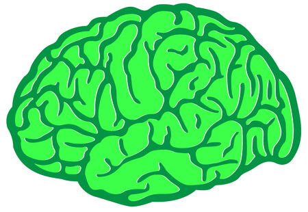 Think Green Brainのイラスト素材
