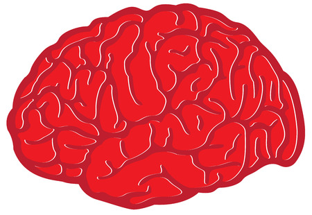 Anger Red Brainのイラスト素材