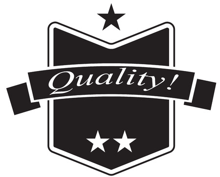 Quality Stickerのイラスト素材