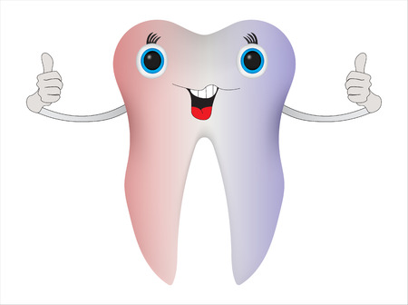 Tooth Color Characterのイラスト素材