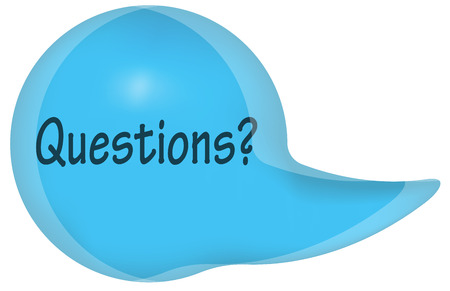Questions Speech Bubbleのイラスト素材
