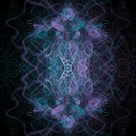 An abstract teal and purple pastel apophysis background.の写真素材