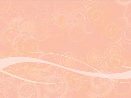 Graphic illustration of pink swirly abstract background with swoops and swirls.の写真素材