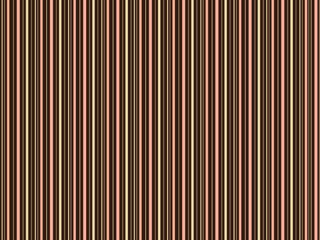 Graphic illustration of retro stripes against a brown background.の写真素材