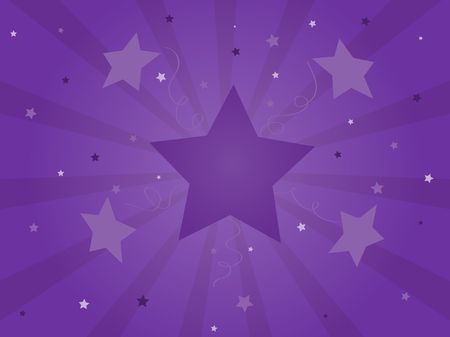 Graphic illustration of purple star explosions against vortex background.の写真素材