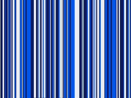 Graphic illustration of various sized stripes in blue and white.の写真素材
