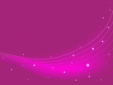 Abstract lines and sparkles against a pink gradient background.の写真素材