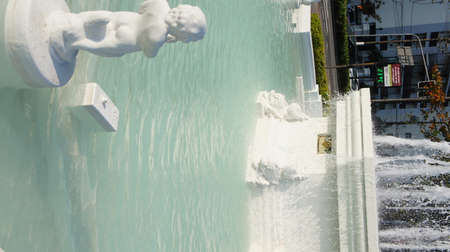 Sky, Blue, Green, Brown, Flag, water,の写真素材