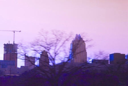 This is downtown of Austin Texas in the USA.の写真素材