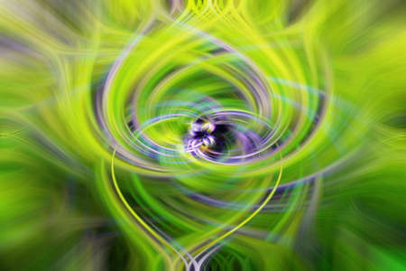 Abstract background, green and purple fractal pattern