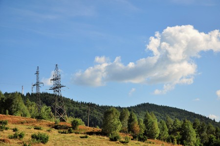 Carpathian Mountains. Ukraineの写真素材