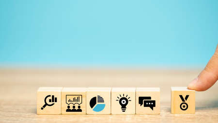 Questionnaire survey, customer satisfaction survey, opinion survey, data collection, summary and classification, business scoring.の写真素材