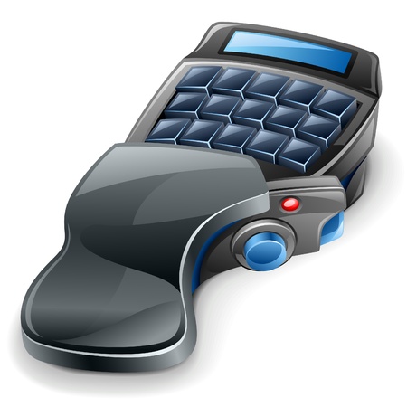 Vector illustration of game keyboard on white backgroundのイラスト素材
