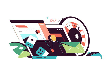 Business as gamblingのイラスト素材