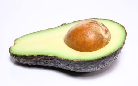 Cross sectioned avocado