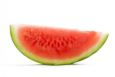 Watermelon on white background