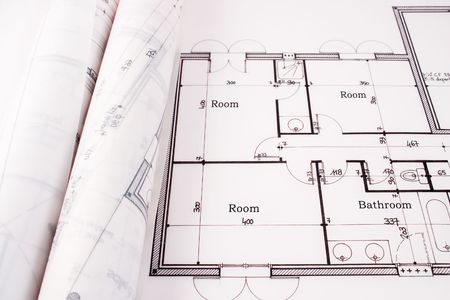 Plans of a  designed by an architect