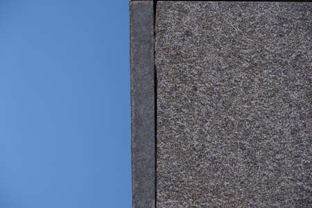 Blue texture with concrete of a modern wall