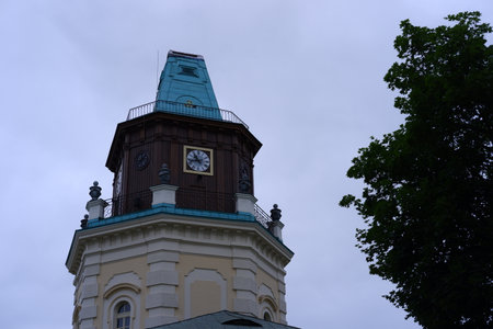 Old beautiful historical building facade